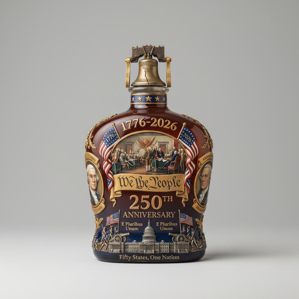 Whiskey-Dekanter Jubiläum USA 250 Jahre