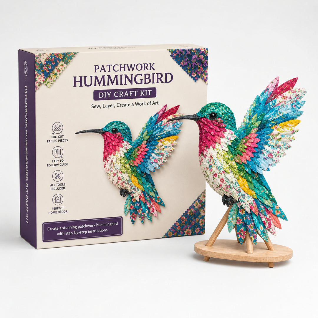 3D Fabric Patchwork Bird Kit By Wingmend Layered Textile Craft With Free Tracked Shipping - Image 11