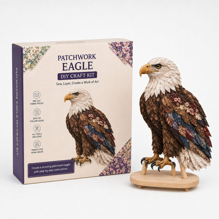 3D Fabric Patchwork Bird Kit By Wingmend Layered Textile Craft With Free Tracked Shipping - Image 6