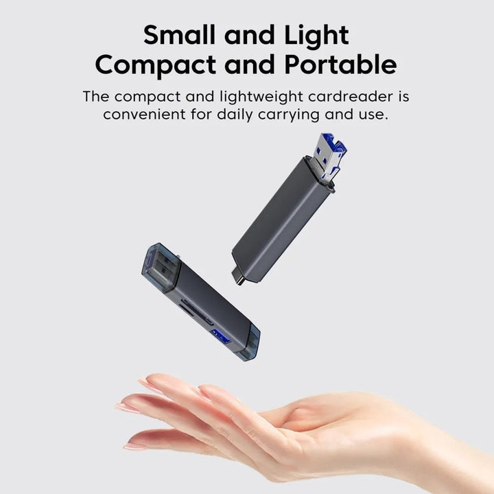 6 In 1 Multifunction Card Reader With USB 3.0 Type-C And Micro USB - Image 3