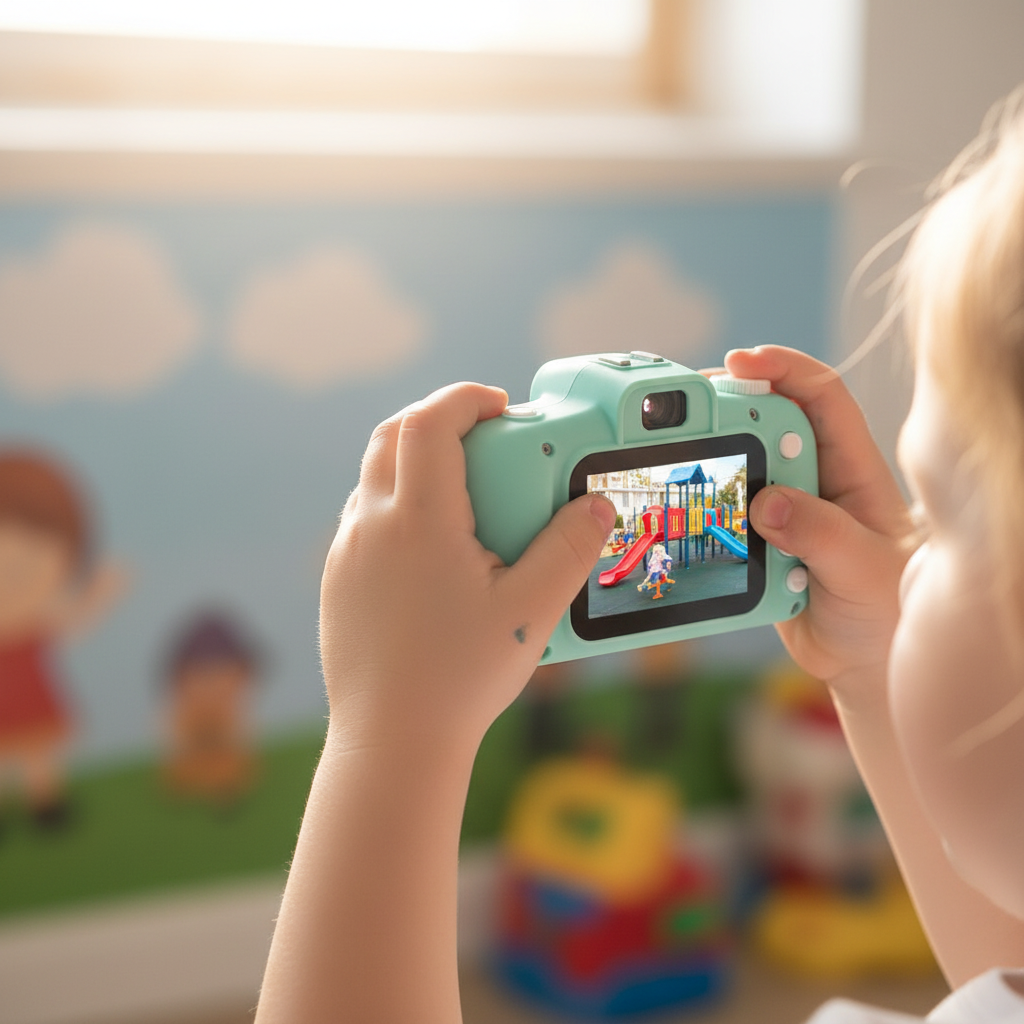Kids Digital Camera With 64GB Card For HD Video