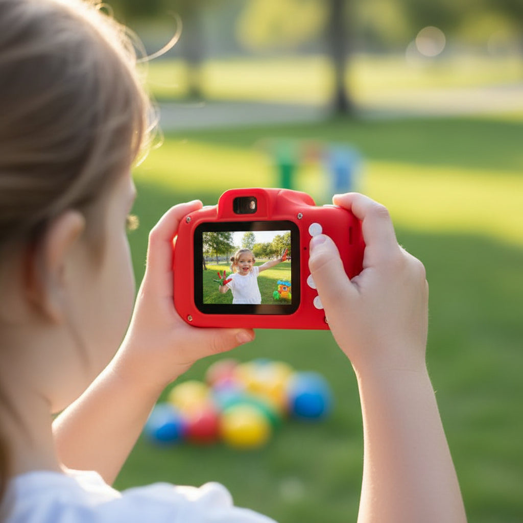 Kids Digital Camera With 64GB Card For HD Video