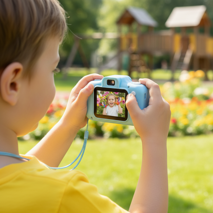 Kids Digital Camera With 64GB Card For HD Video