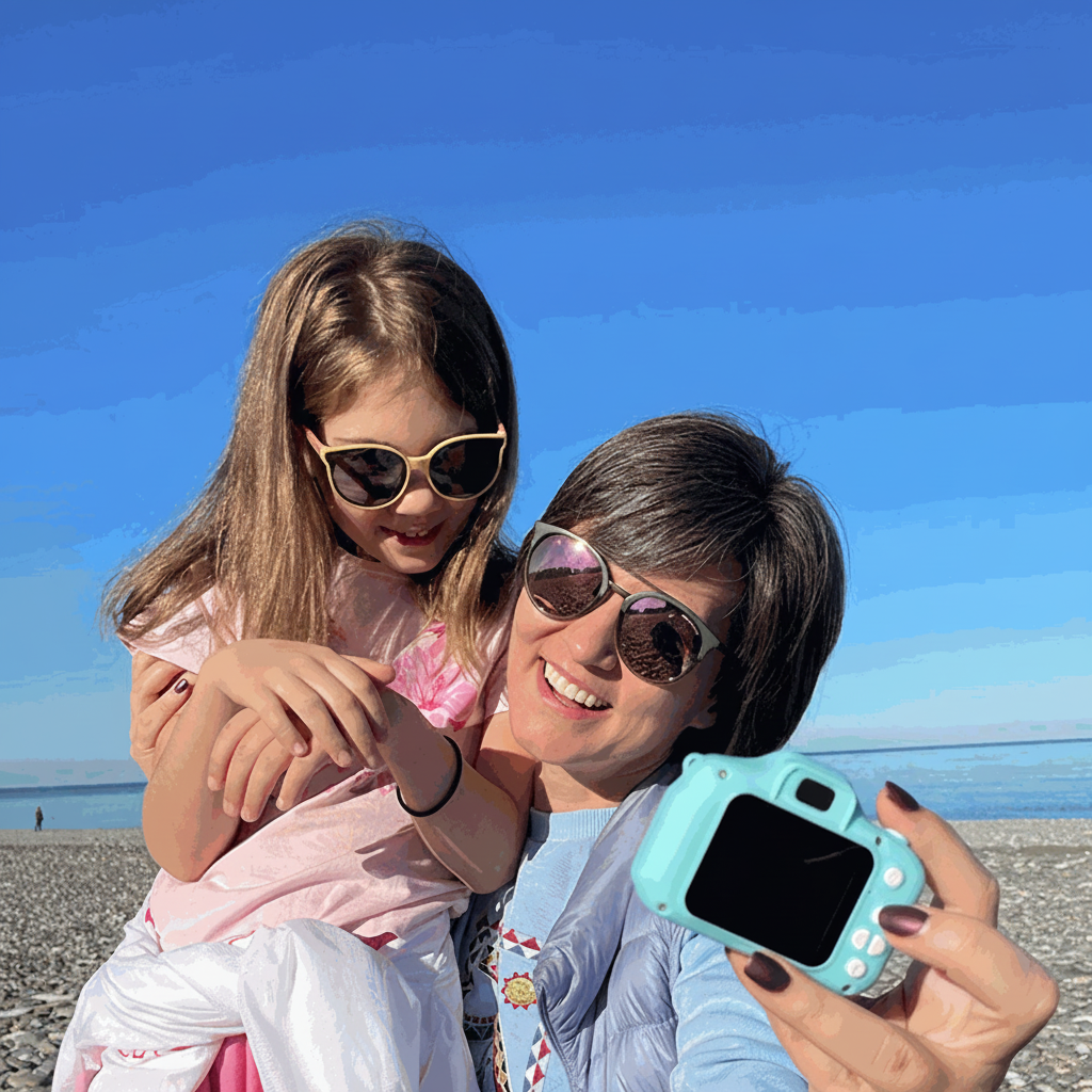 Kids Digital Camera With 64GB Card For HD Video