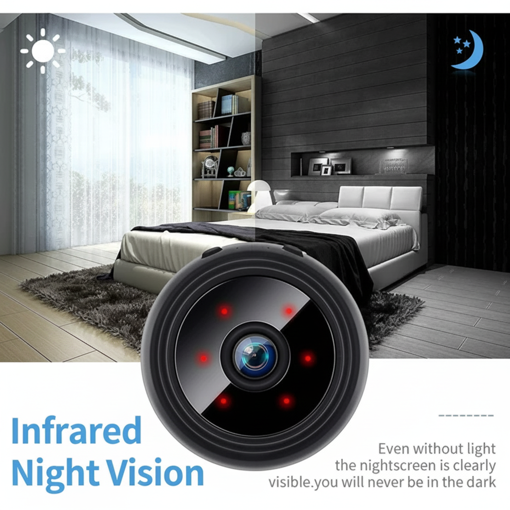 Mini Wireless Camera With Crystal Clear HD Video
