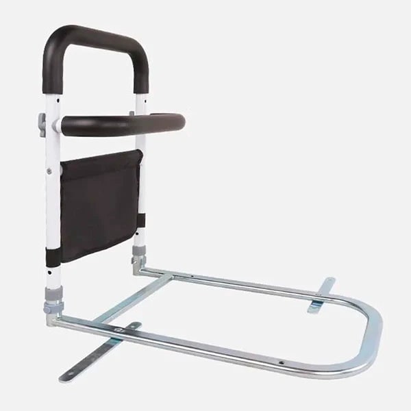 Adjustable Bed Rail With Storage Bag And Non-Slip Grip For Elderly Support - Image 5