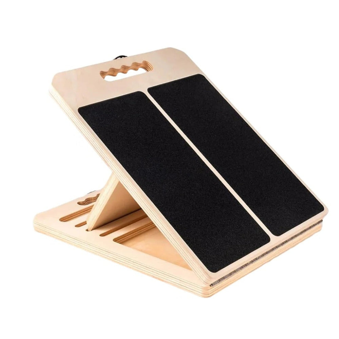 Adjustable Wooden Slant Board With Five Locked Incline Settings For Calf And Ankle Stretching - Image 1