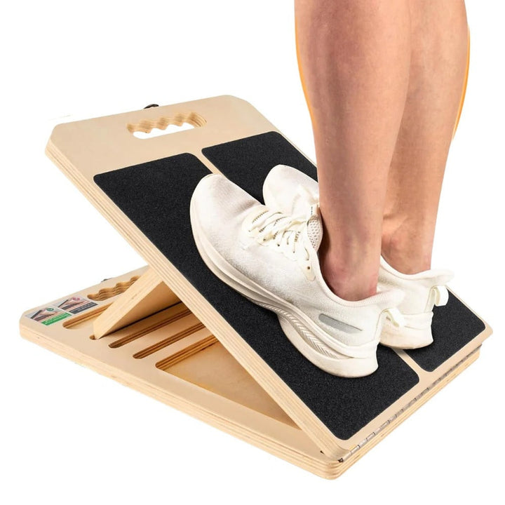 Adjustable Wooden Slant Board With Five Locked Incline Settings For Calf And Ankle Stretching - Image 3