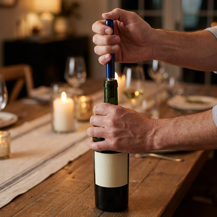 Air Pump Wine Opener For Parties Portable Corkscrew With Stainless Steel Pin For Seamless Bottle Opening - Image 2