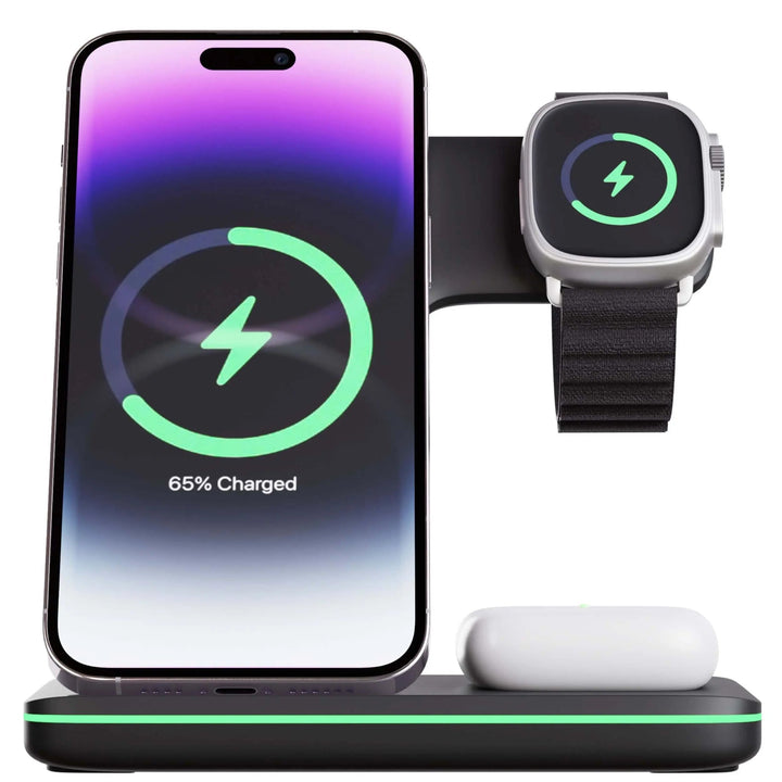 Apple Charger Dock 3-In-1 Wireless Charging Station For Desk - Image 7