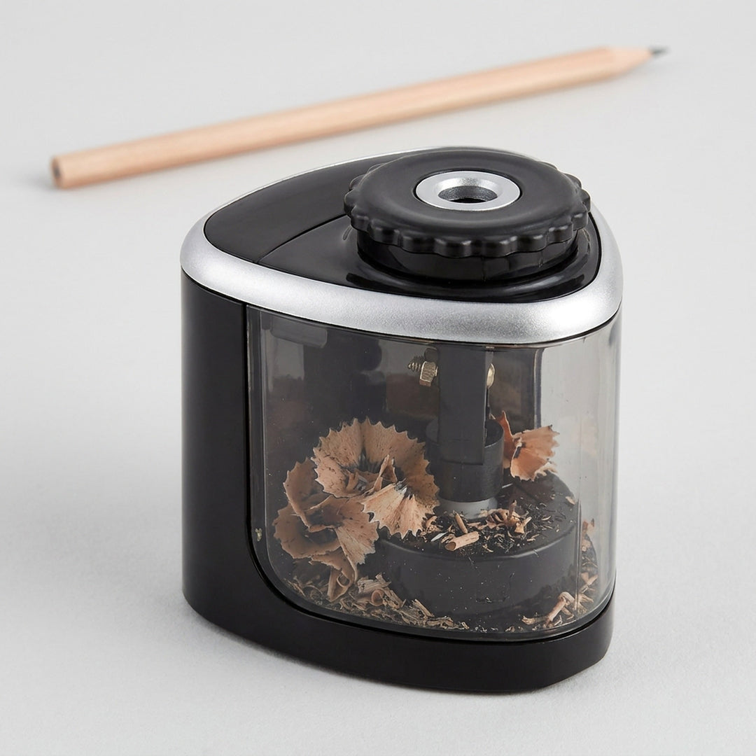 Automatic Electric Pencil Sharpener Desktop Cordless Fast Sharpening - Image 3