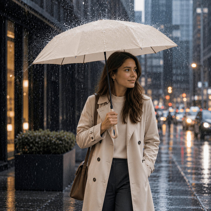 Automatic Umbrella with Streamlined Compact Design and One-Hand Operation - Image 3