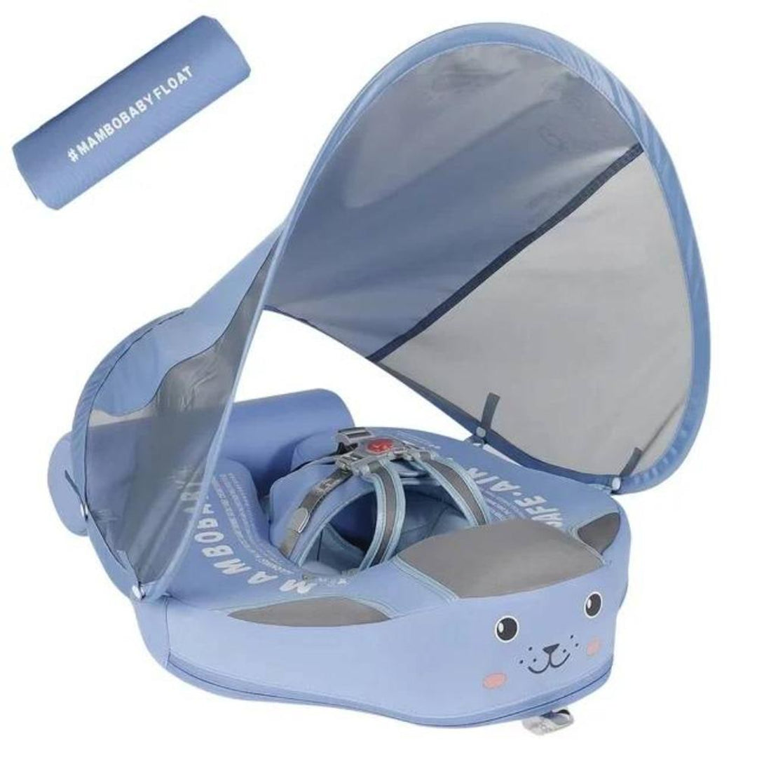 Baby Swim Float With Removable Sun Canopy For Safe Pool Fun - Image 4