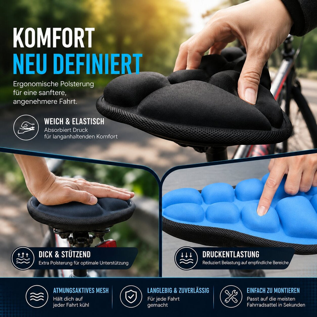 Bicycle Inflatable Bike Seat Cover - Image 13