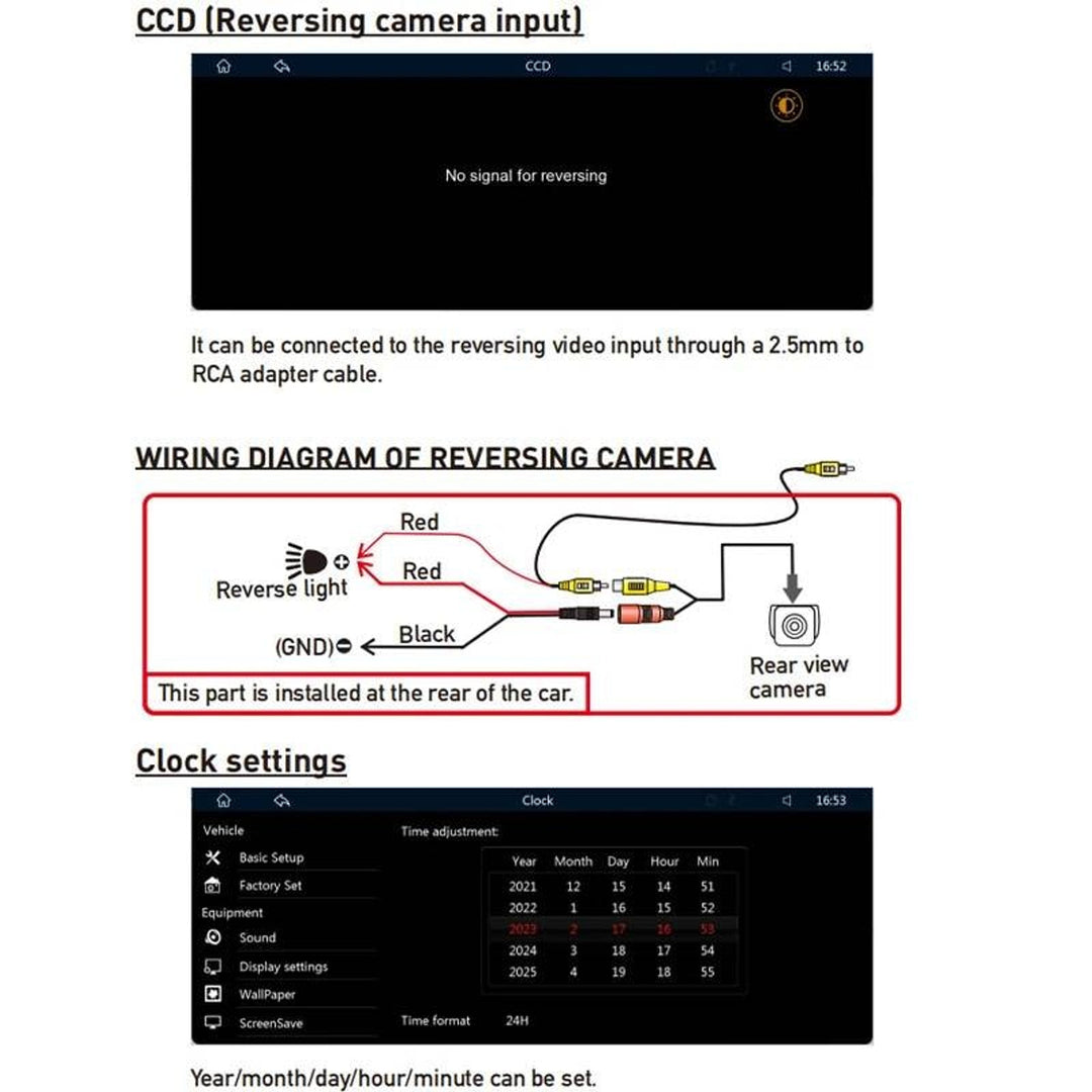 Car Stereo Touchscreen With Bluetooth And Backup Camera - Image 8