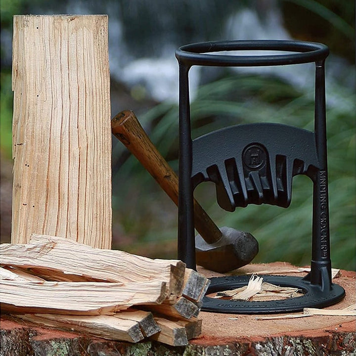 Cast Iron Wood Splitter For Camping And Firewood - Image 4