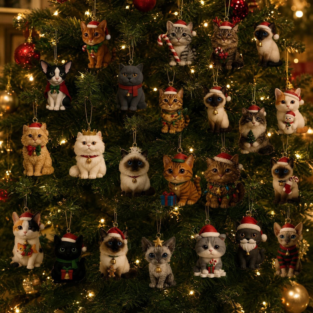 Cat Advent Calendar 2026 With 24 Christmas Ornaments - Image 6