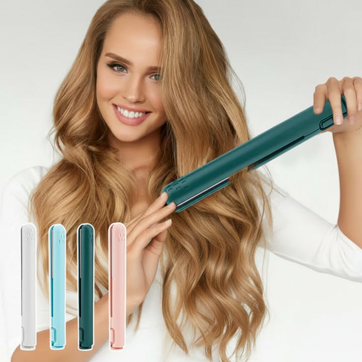 Ceramic Plates USB Charging Portable Hair Straightener - Image 1
