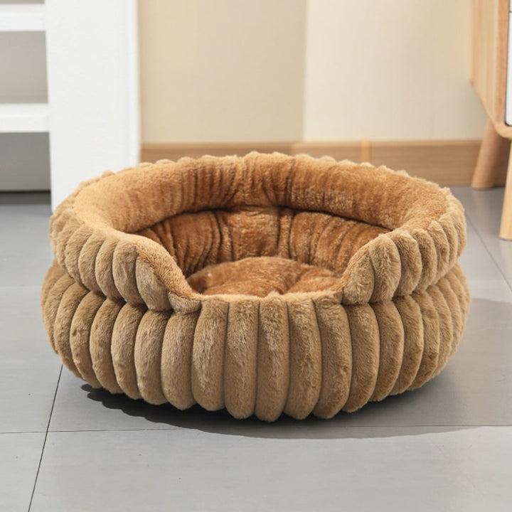 Classic Plush Donut Pet Bed - Image 4
