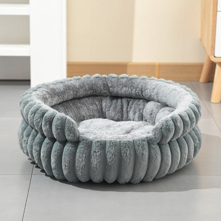 Classic Plush Donut Pet Bed - Image 5