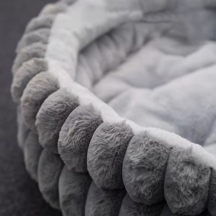 Classic Plush Donut Pet Bed - Image 6