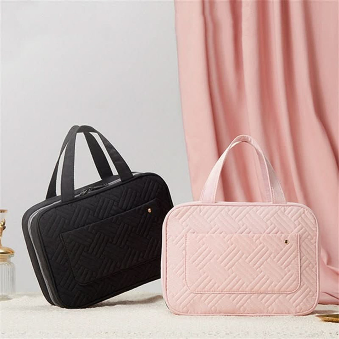 Compact Cosmetic Organizer With Four Compartments For Travel And Everyday Use - Image 3