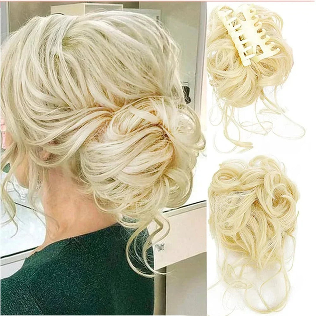 Curly Hair Bun Clip In Clip-In Piece With Volume And Natural Look - Image 17
