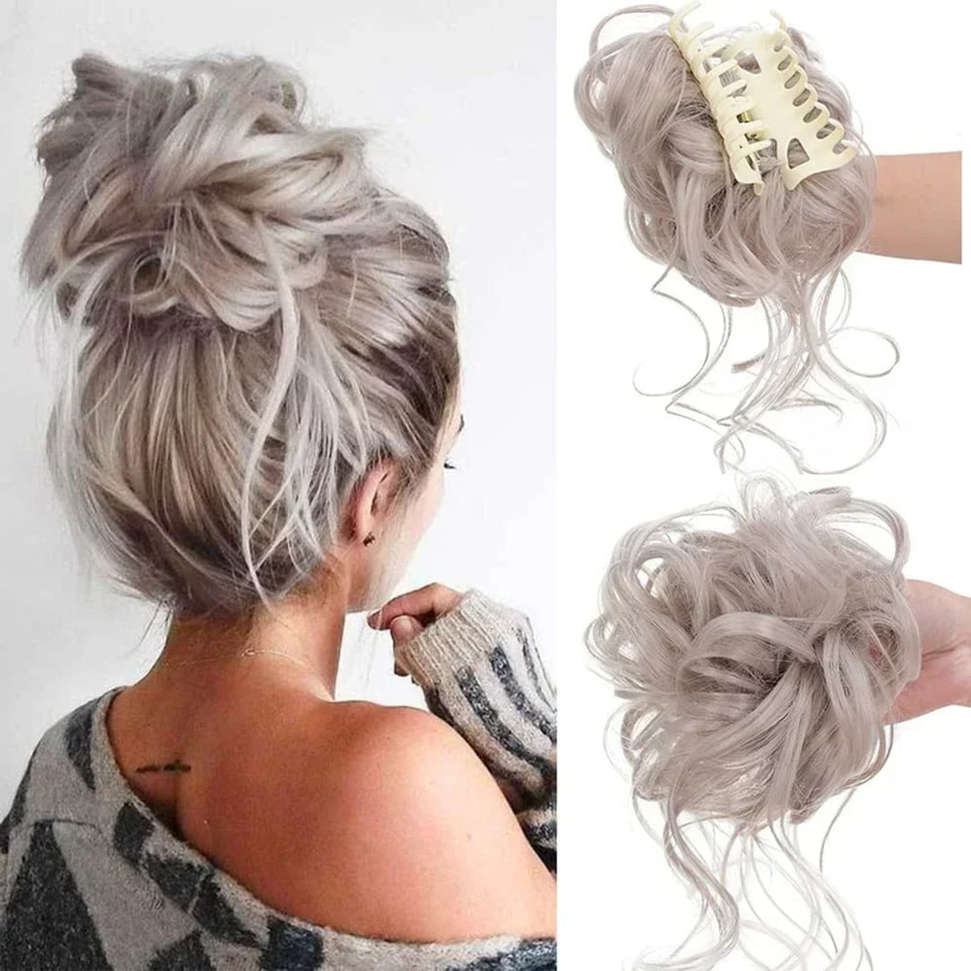 Curly Hair Bun Clip In Clip-In Piece With Volume And Natural Look - Image 16