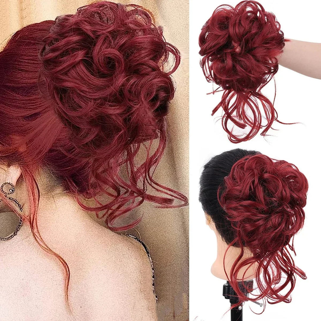 Curly Hair Bun Clip In Clip-In Piece With Volume And Natural Look - Image 18