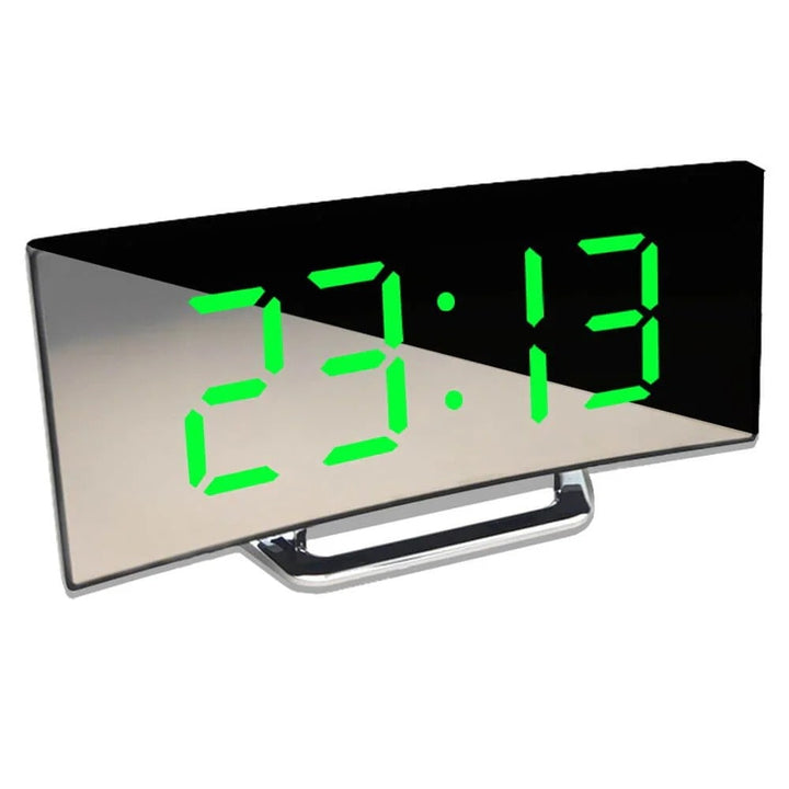 Curved Digital Clock With LED Display And USB Power - Image 3