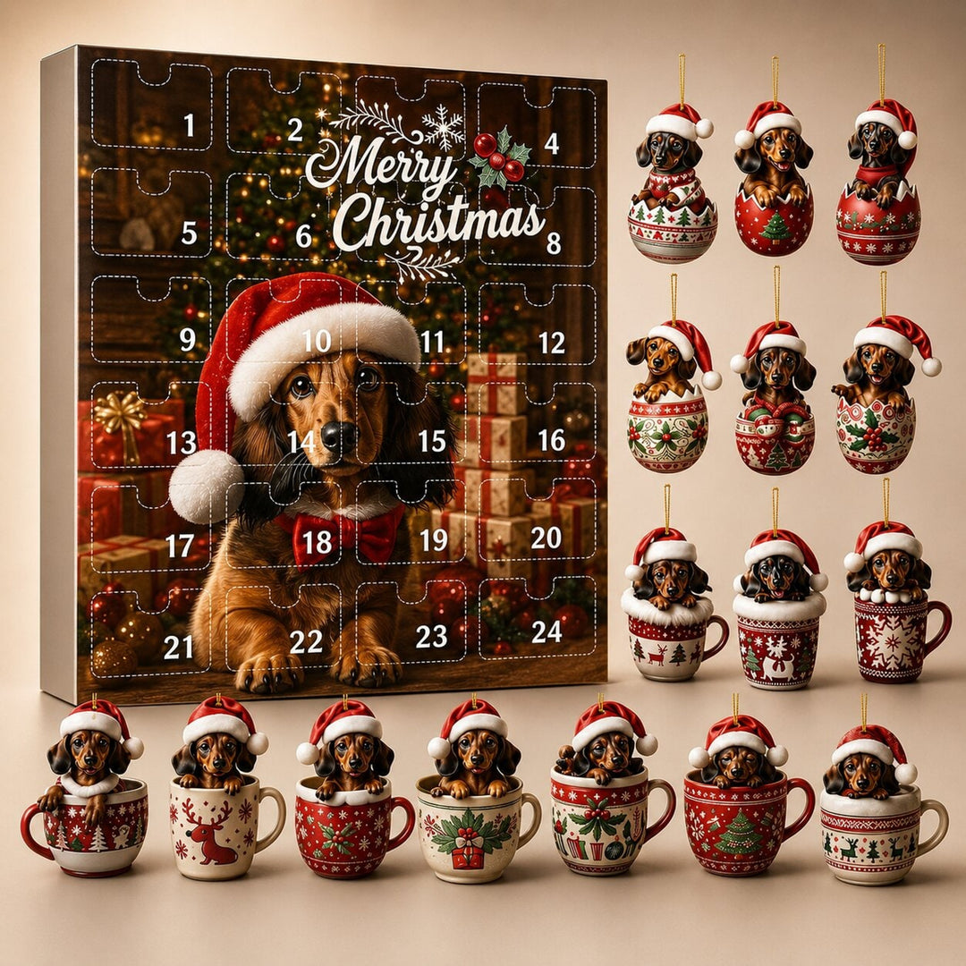 Dachshund Advent Calendar With 24 Festive Dog-Themed Surprises - Image 7