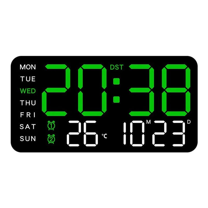 Digital Wall Clock With Large LED Display And Remote Control - Image 3