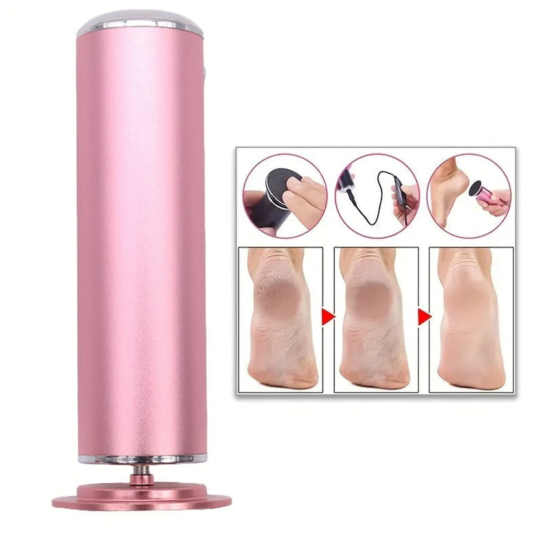 Electric Foot Callus Remover With USB Rechargeable Design Gently Buffs Away Dry Cracked Skin - Image 4