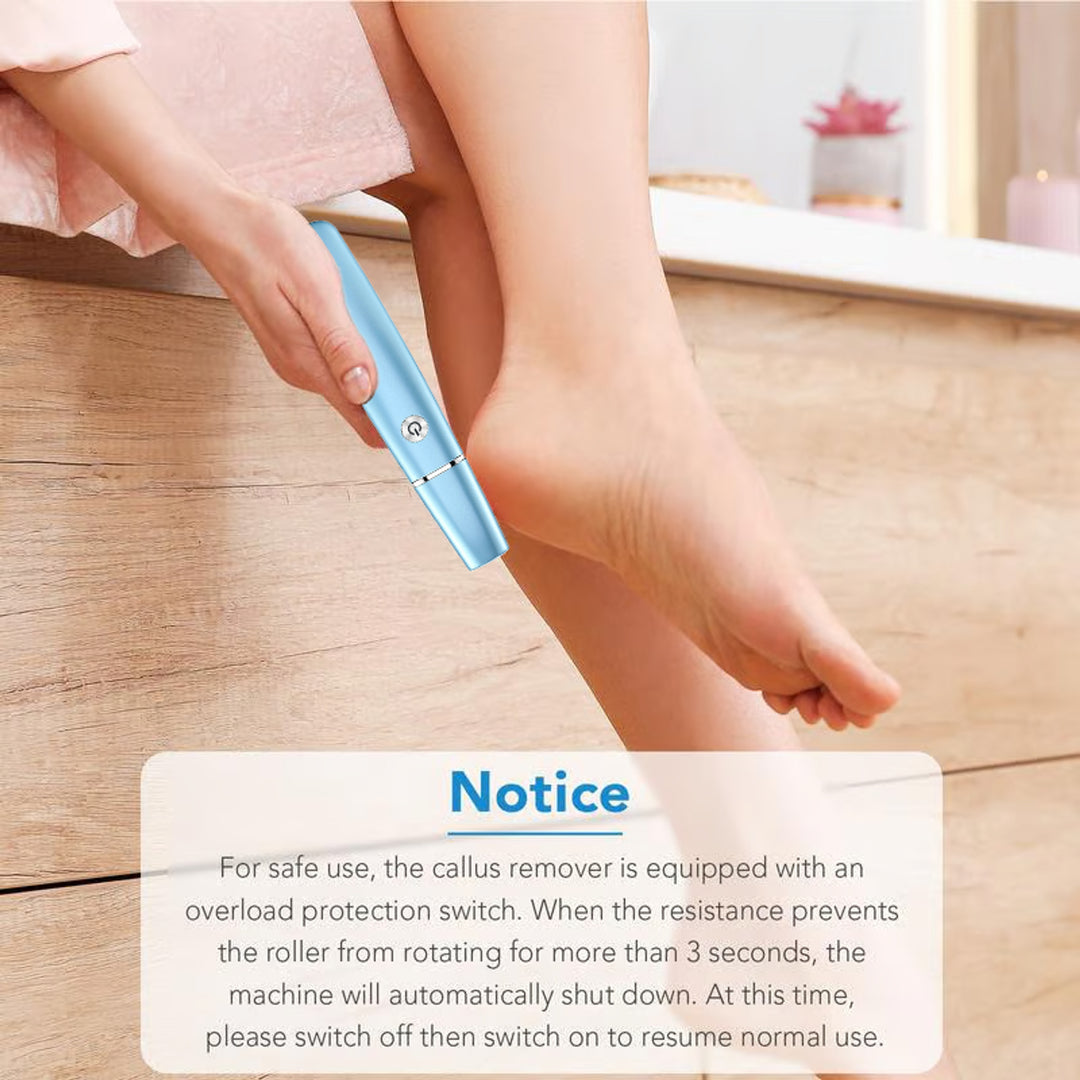 Electric Foot Callus Remover With USB Rechargeable Design Gently Buffs Away Dry Cracked Skin - Image 6