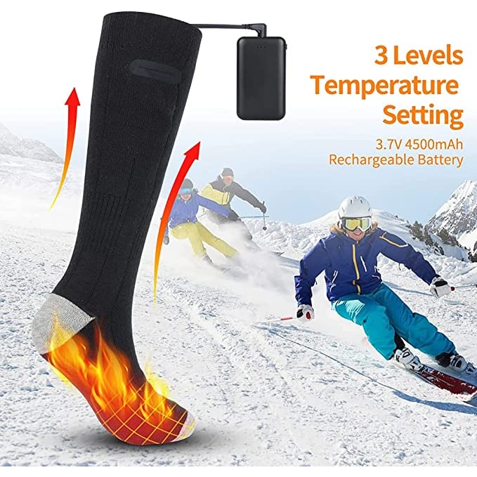 Electric Heated Socks With 4000mah Rechargeable Battery Up To 8 Hours Of Warmth - Image 4