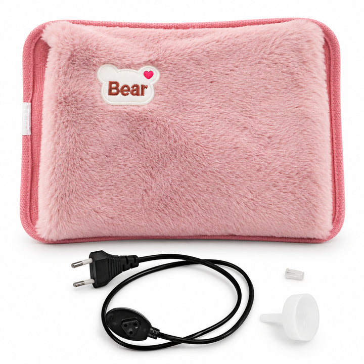 Electric Heating Pad With Plush Rabbit Fur Cover - Image 6