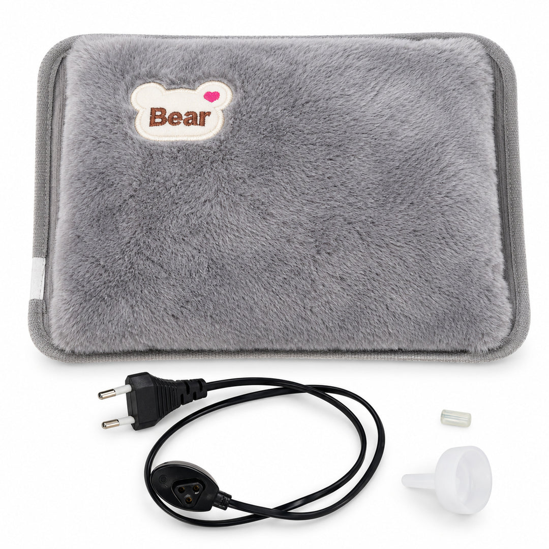 Electric Heating Pad With Plush Rabbit Fur Cover - Image 8