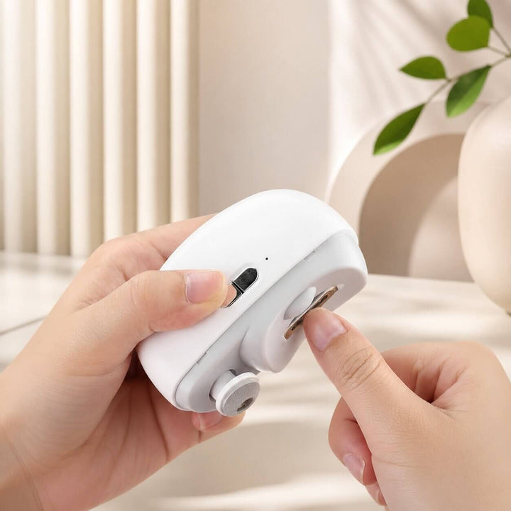 Electric Nail Trimmer With Polishing Function USB Rechargeable Portable Design - Image 3