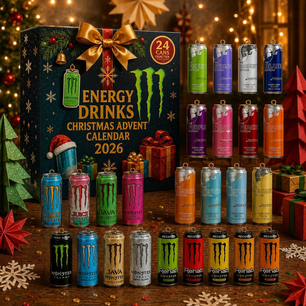 Energy Drink Advent Calendar 2026 24 Door Christmas Countdown With Mini Cans - Image 2