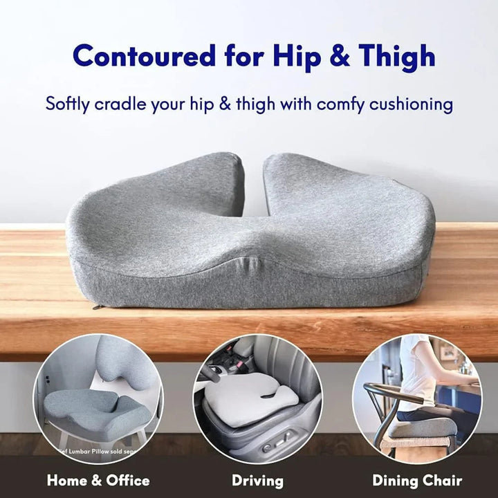 Ergonomic Non-slip Memory Foam Seat Cushion - Image 3