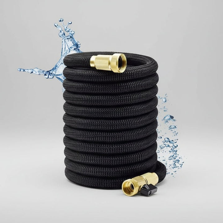 Expandable Garden Hose With Aluminium Connectors Lightweight And Durable For Patio Garden And Car Care - Image 7