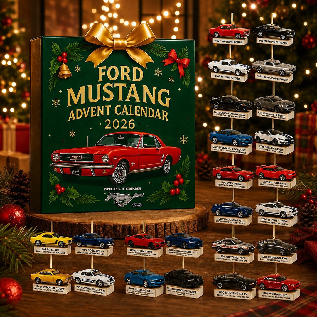Ford Mustang Advent Calendar 2026 With 24 Model Cars - Image 1