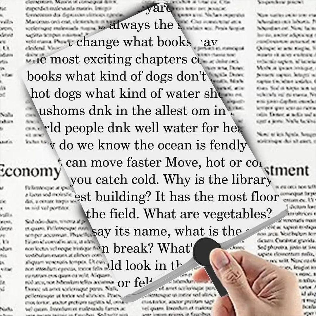 Glass Magnifier For Reading With HD Lens Reduces Glare And Shows More Words - Image 4