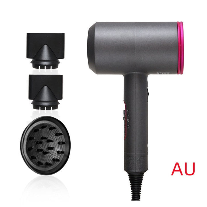 Hair Dryer With Attachments 2000w Ionic Blow Dryer With Diffuser And Concentrator Nozzles - Image 7