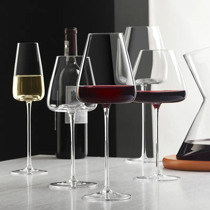 Handmade Refined Design Wine And Champagne Glass Set - Image 5