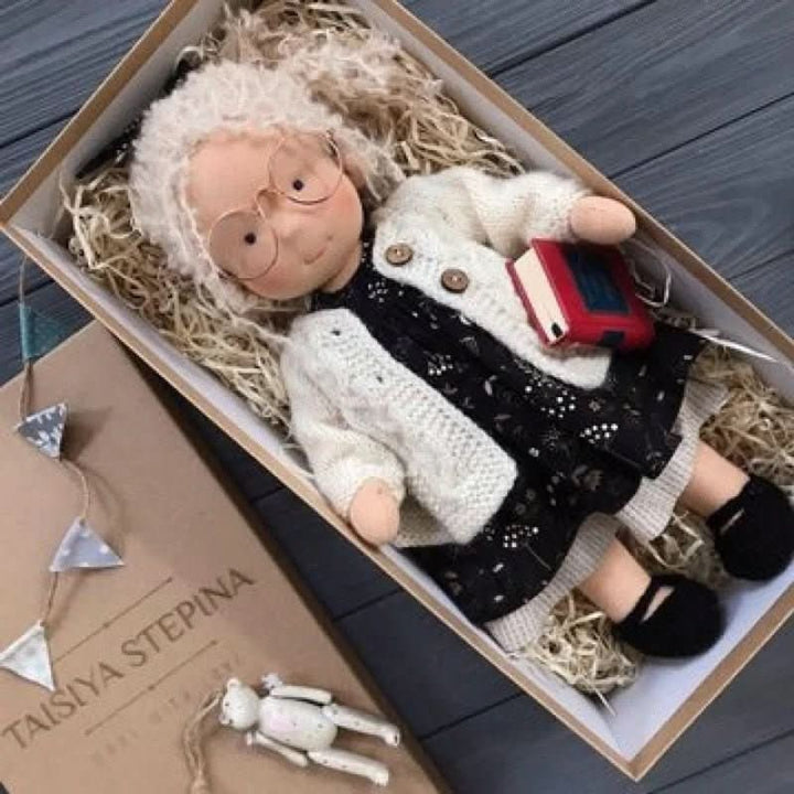 Handmade Waldorf-Style Doll With Soft Cotton Body And Timeless Design For Kids - Image 16
