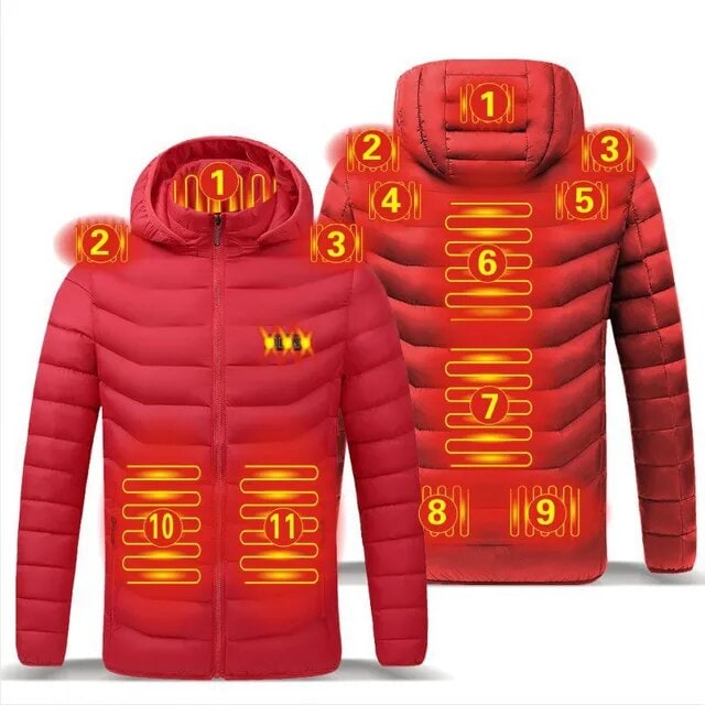 Heated Jacket With USB Thermostat Smart Heat Control And Multiple Heating Zones - Image 10