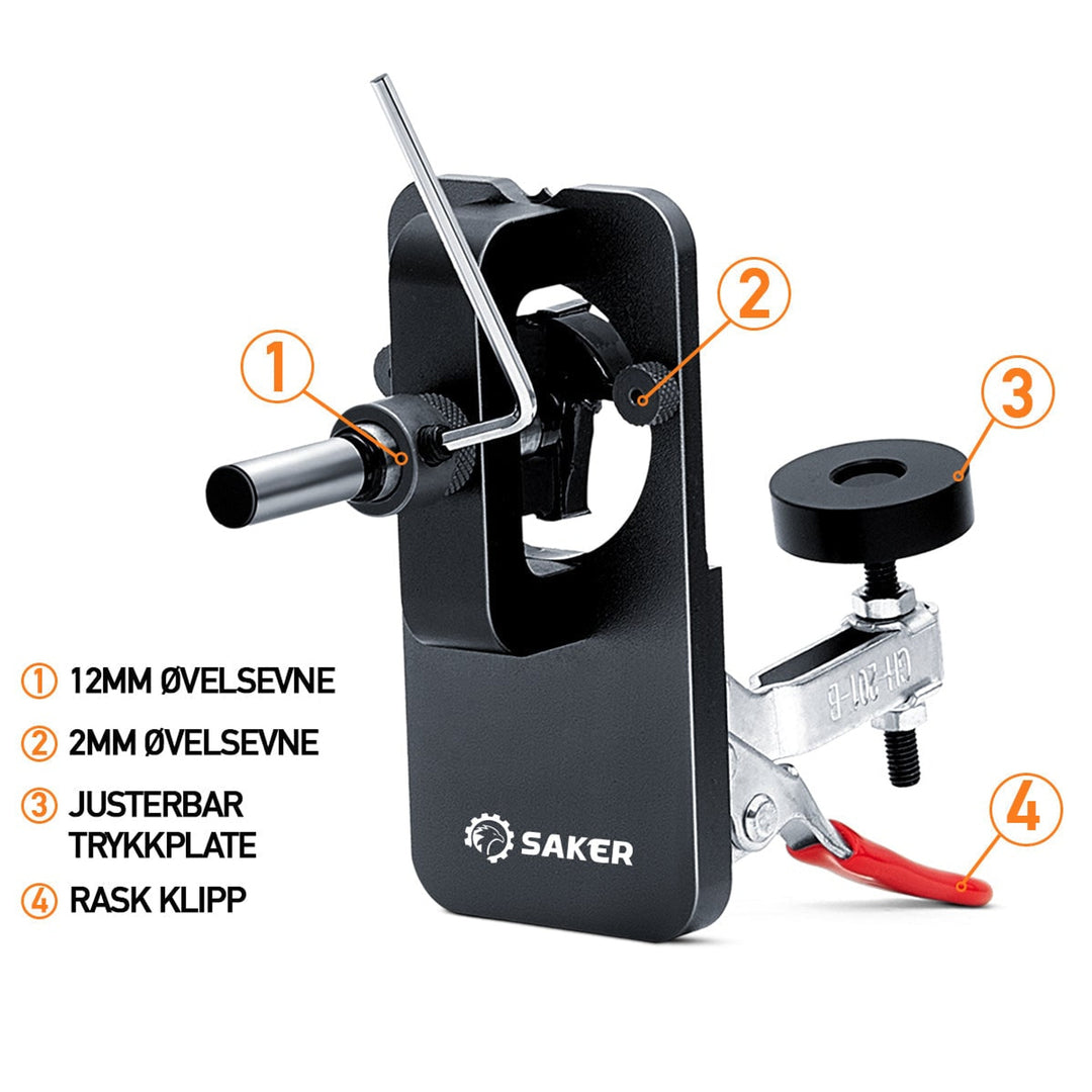 Hidden Hinge Jig With Adjustable Depth And Clamp For Cabinet Door Installation - Image 10