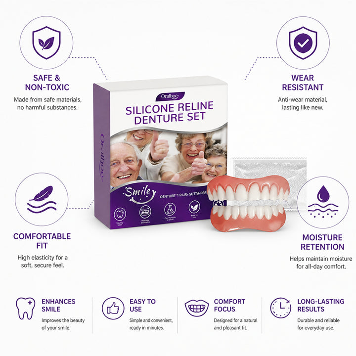 High-Elastic Silicone Denture Reline Kit For Comfortable Secure Fit - Image 4