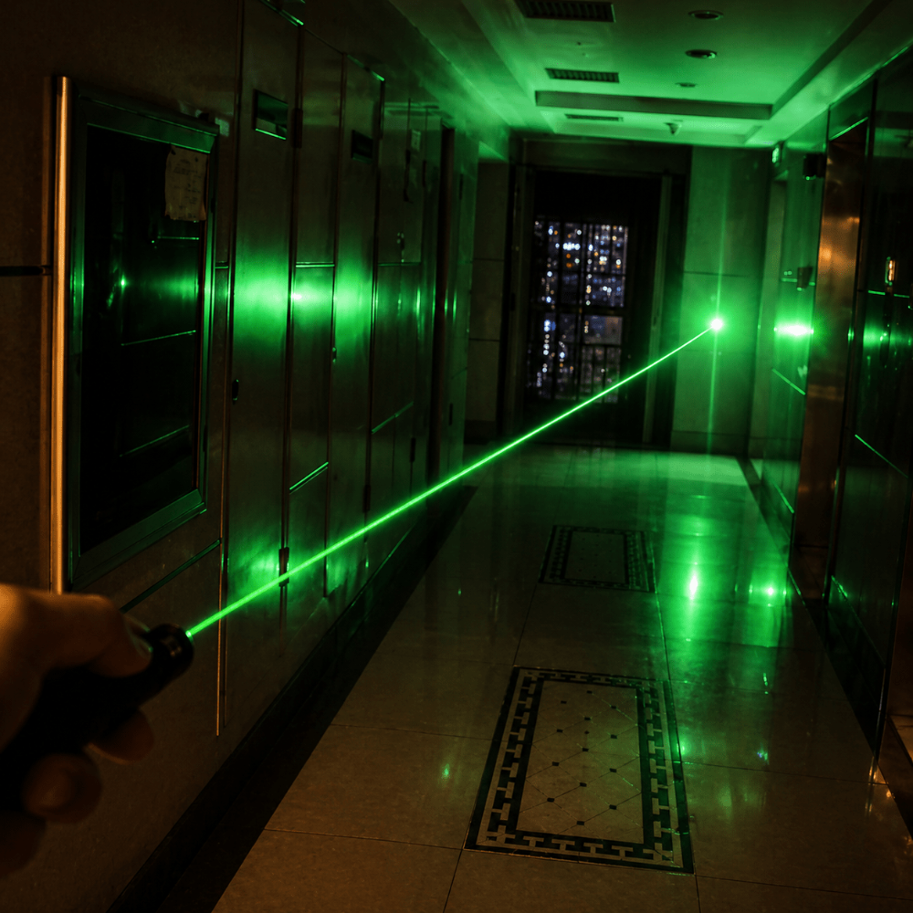 Hochleistungs-Laserpointer Präsentationsstift 3-in-1 mit Halterung - Bild 1